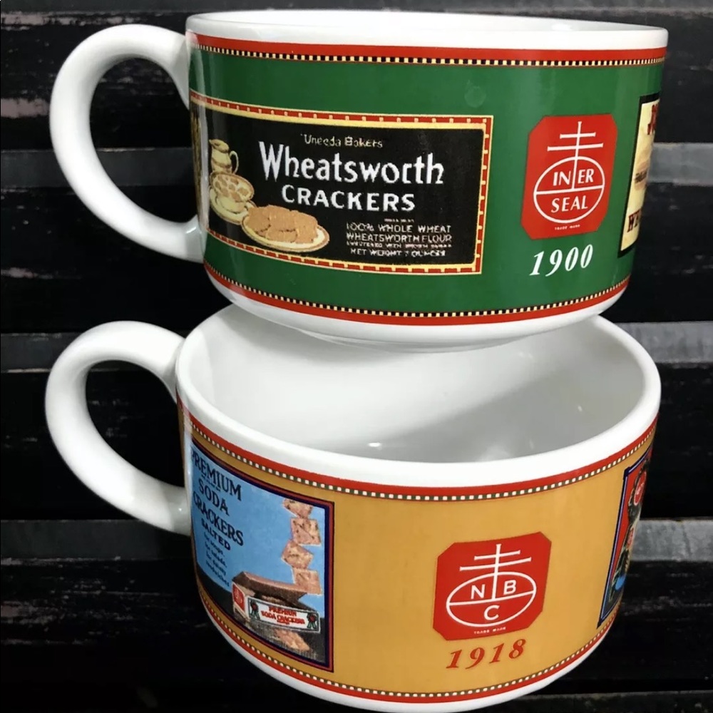 NABISCO National Biscuit Company Soup Mug Bowl Uneeda John Pearson & Co. Bakery